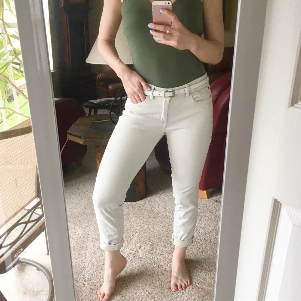 Joe Fresh Cream Corduroy Pants